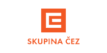 skupina čez logo