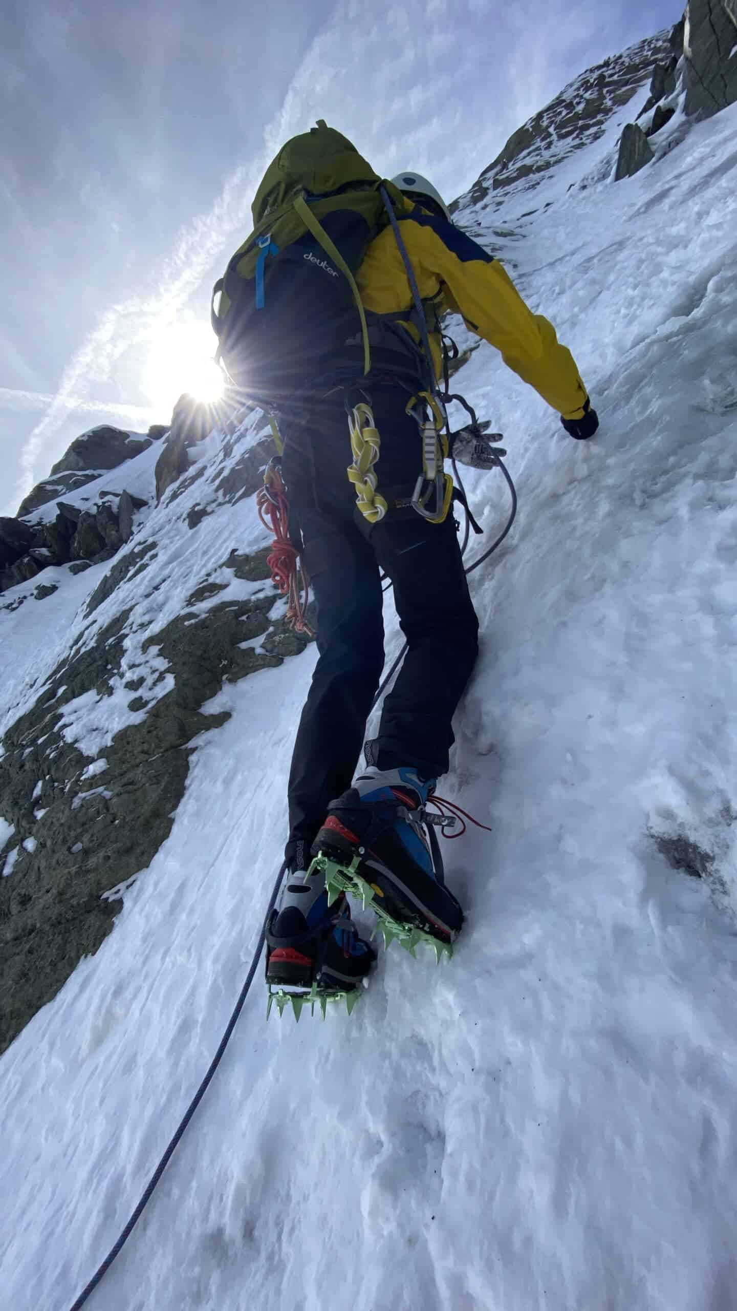 Kamarád Martina Matějky leze po horách